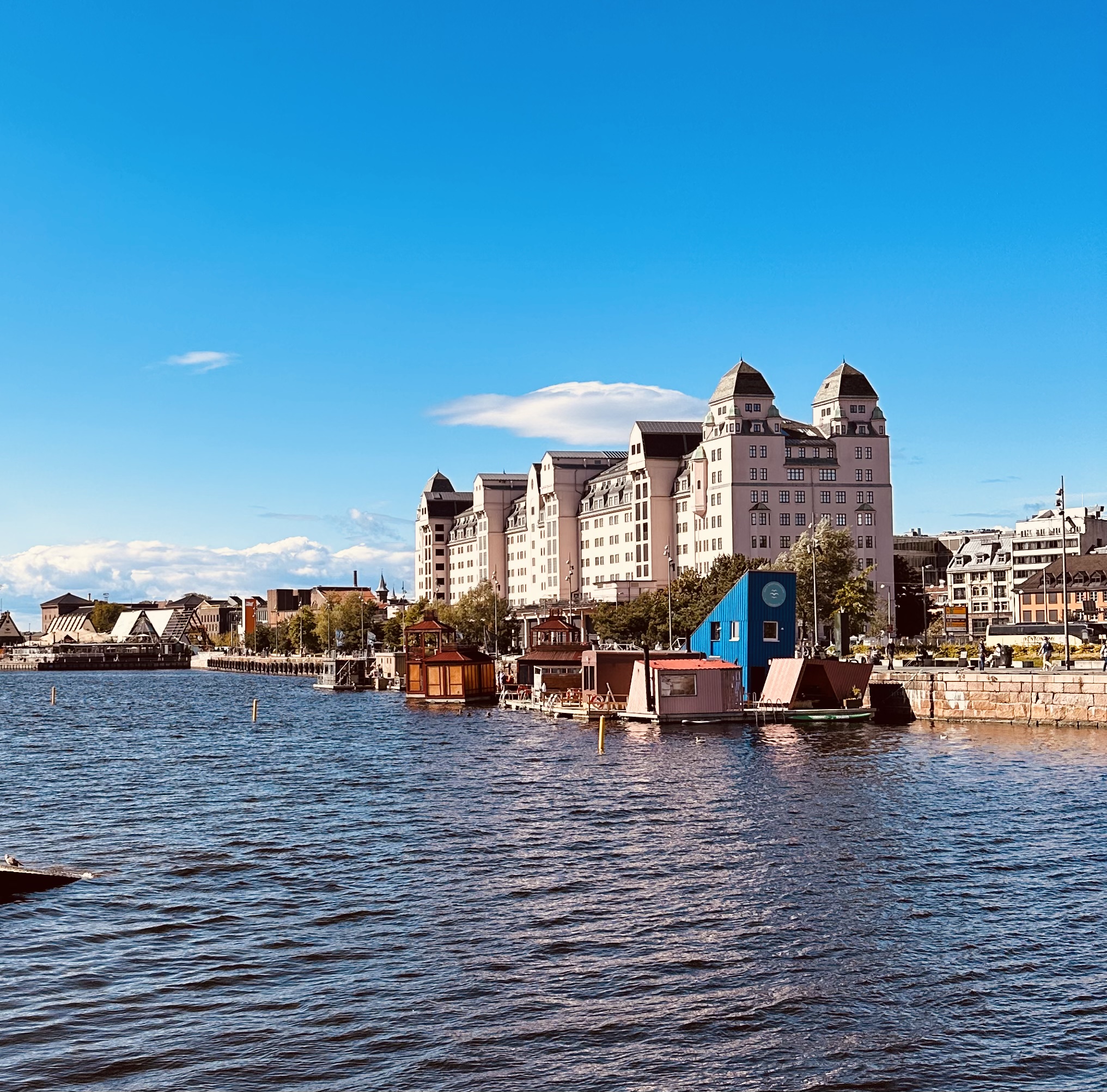 Floating saunas in Olso