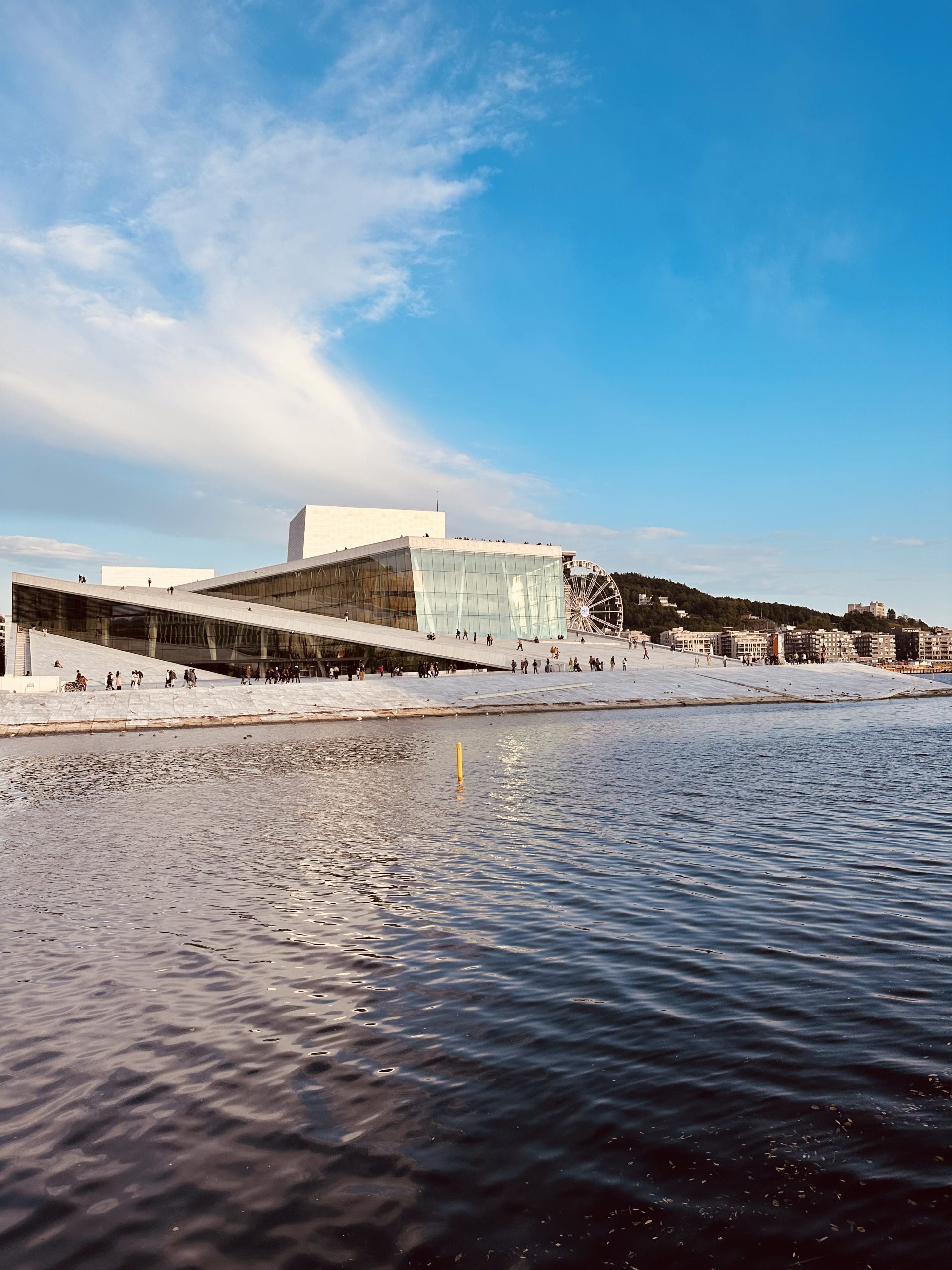 View of the Oslo opera 
